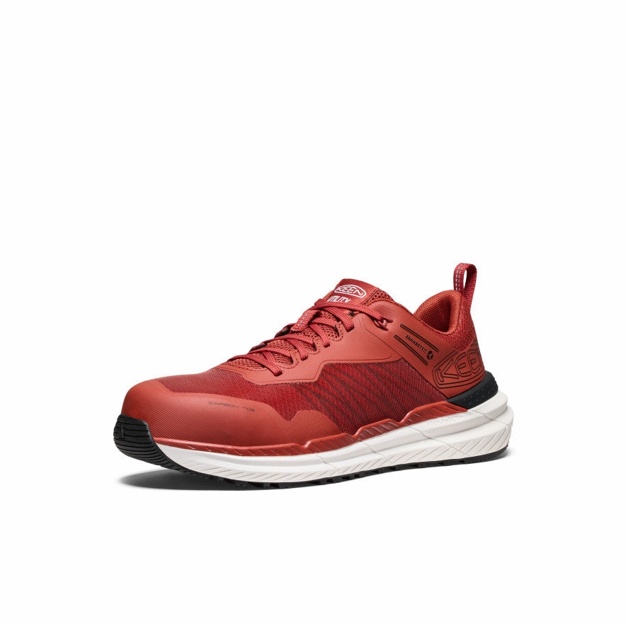 Men'S Speedworks Work Sneaker (Carbon Toe)  |  Red Ochre/Black Street Clarity Tailored For Life