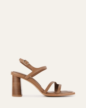 Responsive Fit Future-Light Casey High Heel Sandal Tan Leather