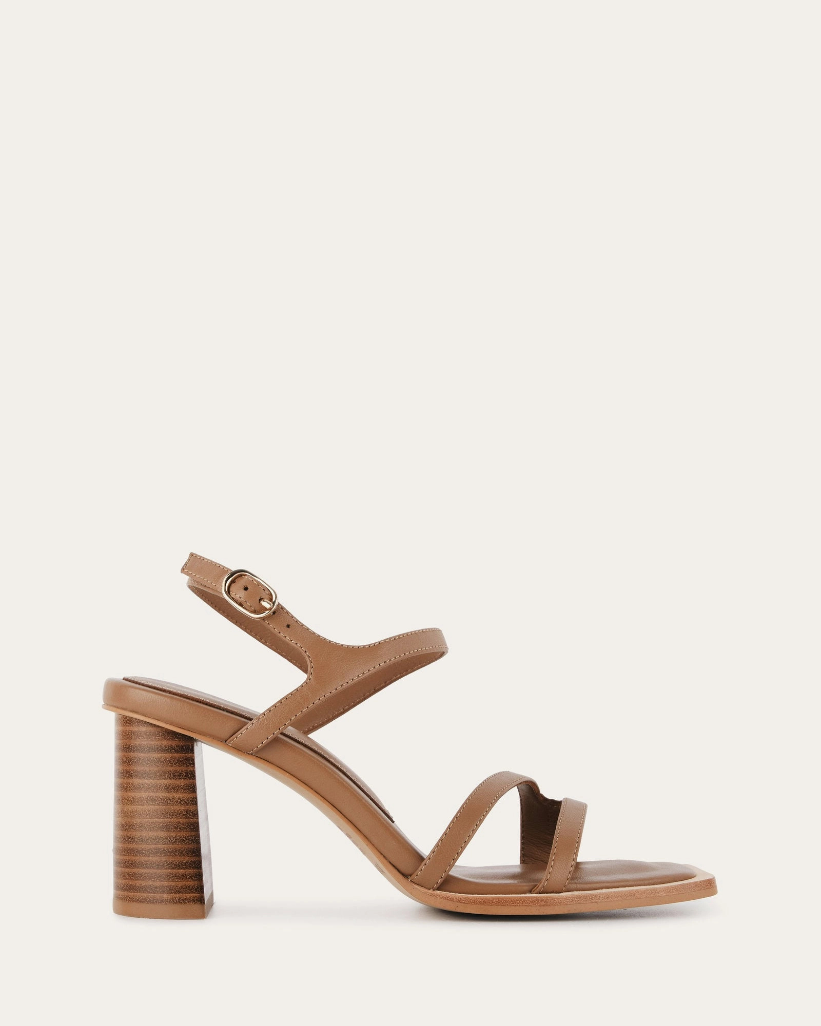 Responsive Fit Future-Light Casey High Heel Sandal Tan Leather