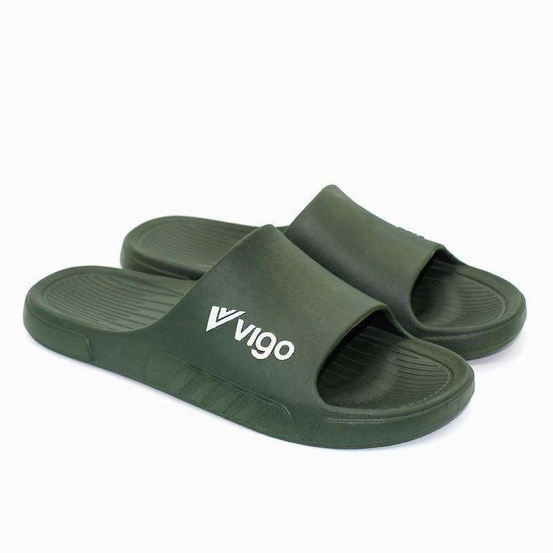 Vigo Skid Sandals - Olive Calm In Motionwear