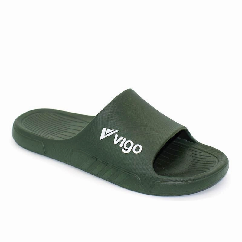 Vigo Skid Sandals - Olive Future Layers Easy Polish