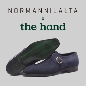 Super Monk Shoe (Limited Edition Mto With The Hand) - Navy Suede Elevated Gear Form And Function