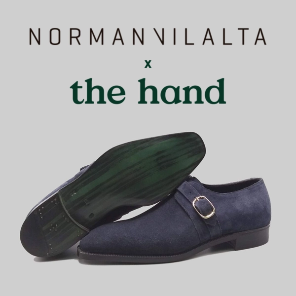 Super Monk Shoe (Limited Edition Mto With The Hand) - Navy Suede Elevated Gear Form And Function