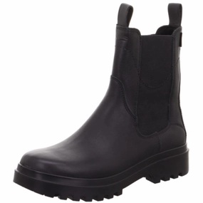 Superfit Black Abby Girls' Slip-On Velcro Zip Boots Live In Motion