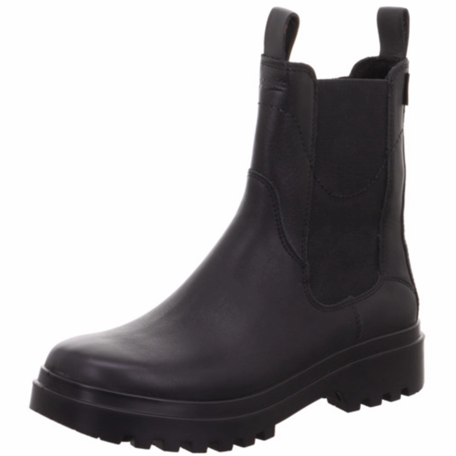 Superfit Black Abby Girls' Slip-On Velcro Zip Boots Live In Motion