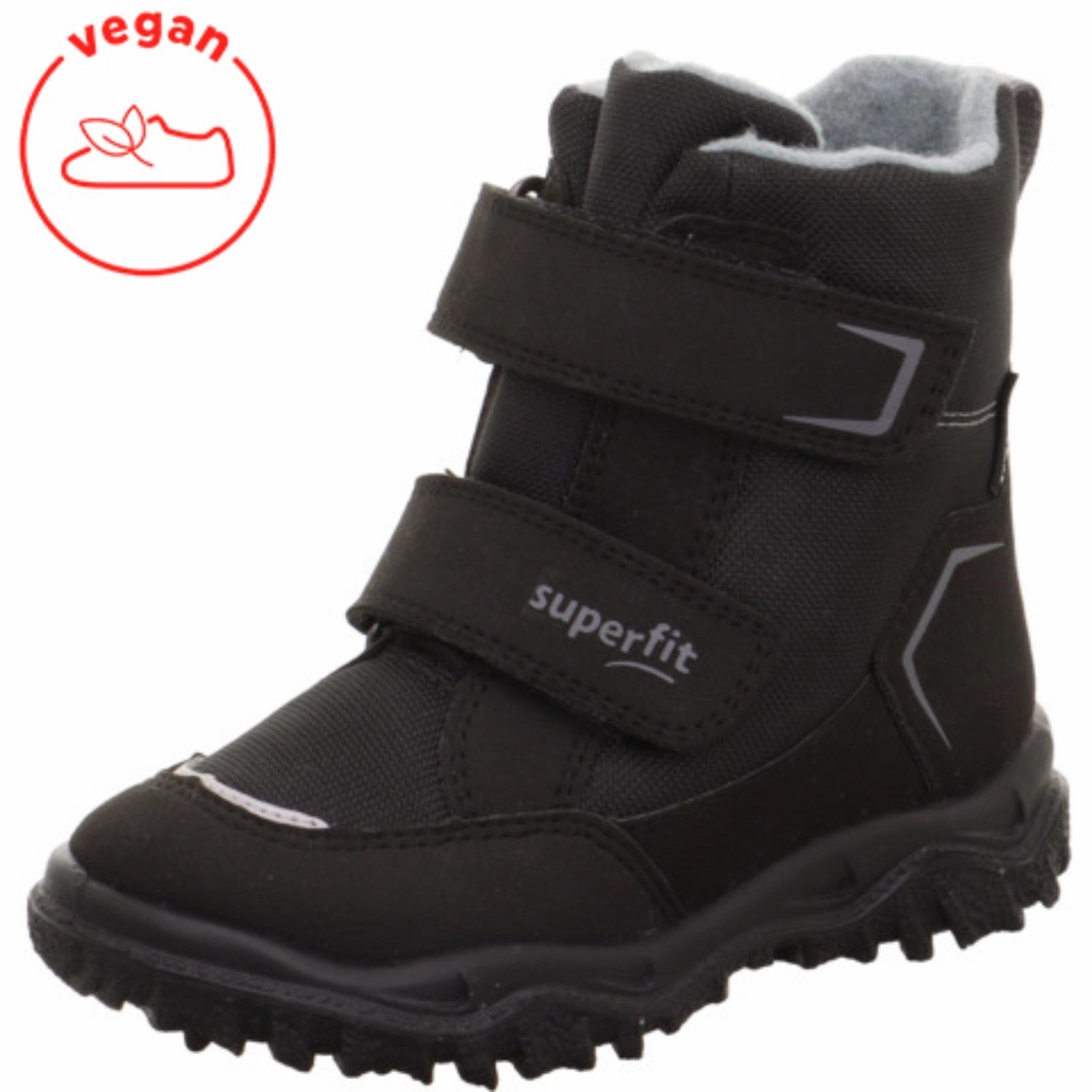 Precision Comfort Curated City Superfit Black/Light Grey Husky Boots With Warm Lining
