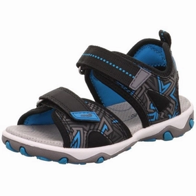 Superfit Mike 3.0 Sandals Black/Turquoise Bold Looks