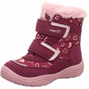 Superfit Red/Pink Crystal Boots Clean Aesthetic