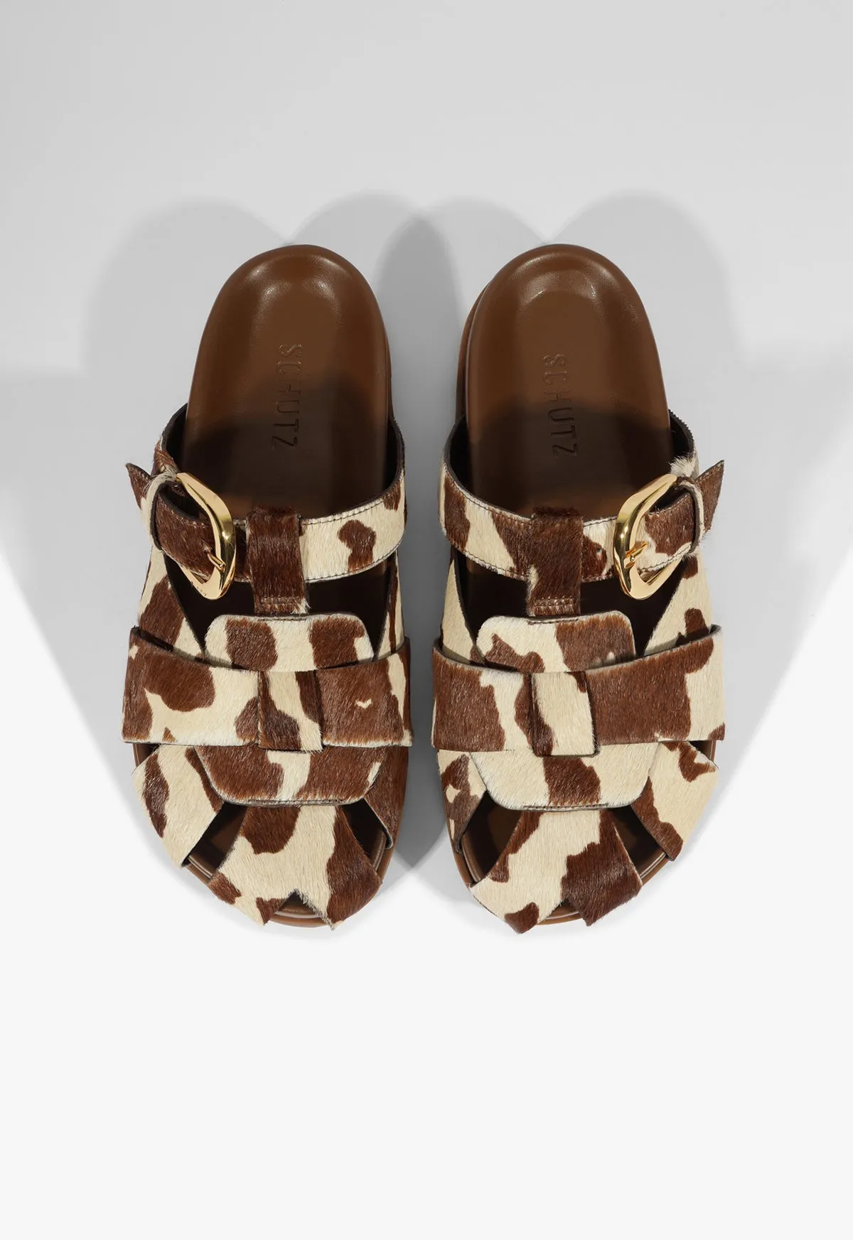 Crafted Quality Timeless Motion Sydney Calf Hair Clog