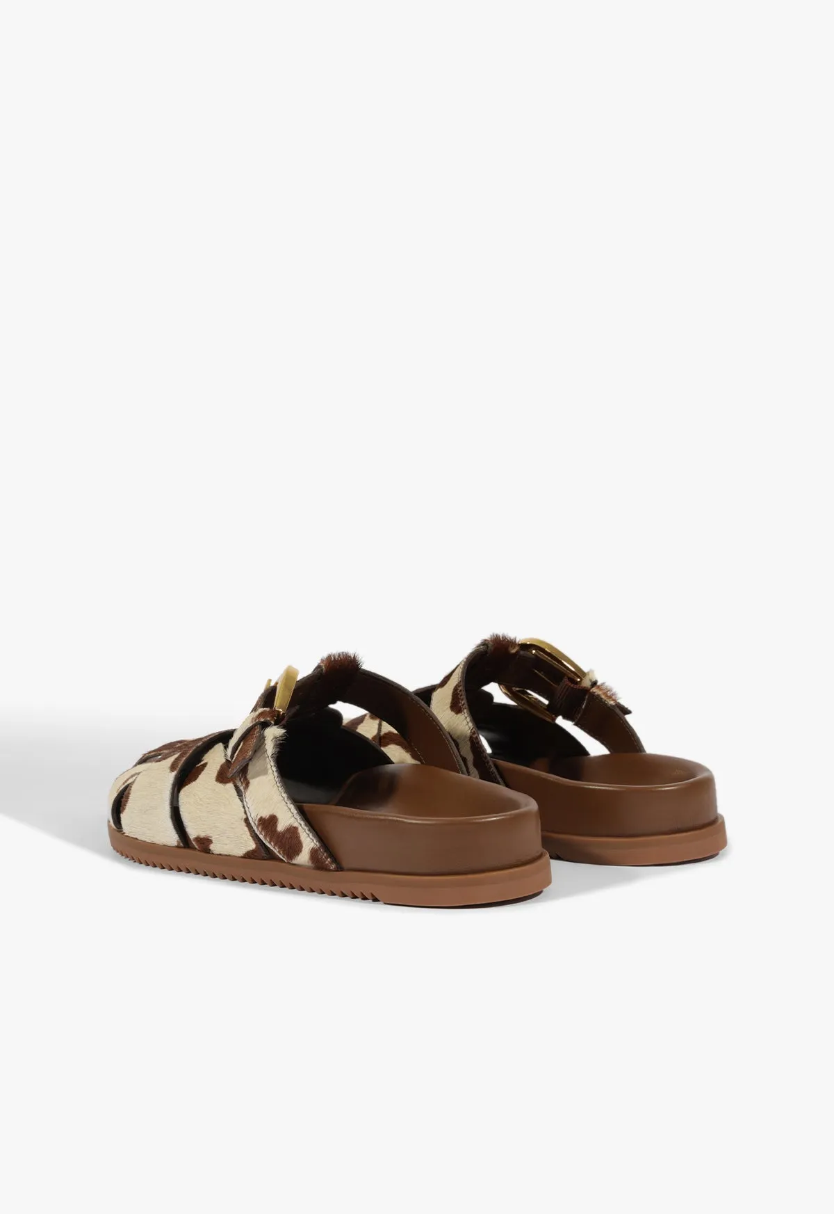 Refined Tone Clean Forms Sydney Calf Hair Clog