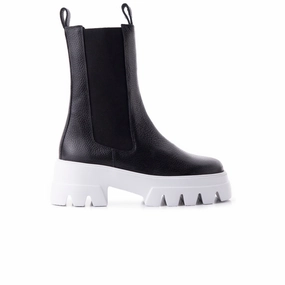 Precision-Fit Tacoma Black Leather/White Sole
