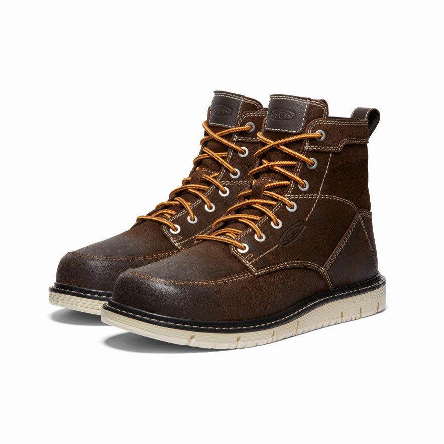 Men'S San Jose 6" Boot (Soft Toe)  |  Coffee Bean/Star White Urban Layering
