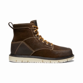 Seamless City Men'S San Jose 6" Boot (Soft Toe)  |  Coffee Bean/Star White