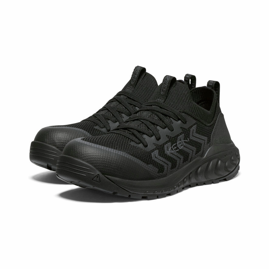 Life, Simplified Essential Drop Women'S Arvada Shift Work Sneaker (Carbon Toe)  |  Black/Magnet