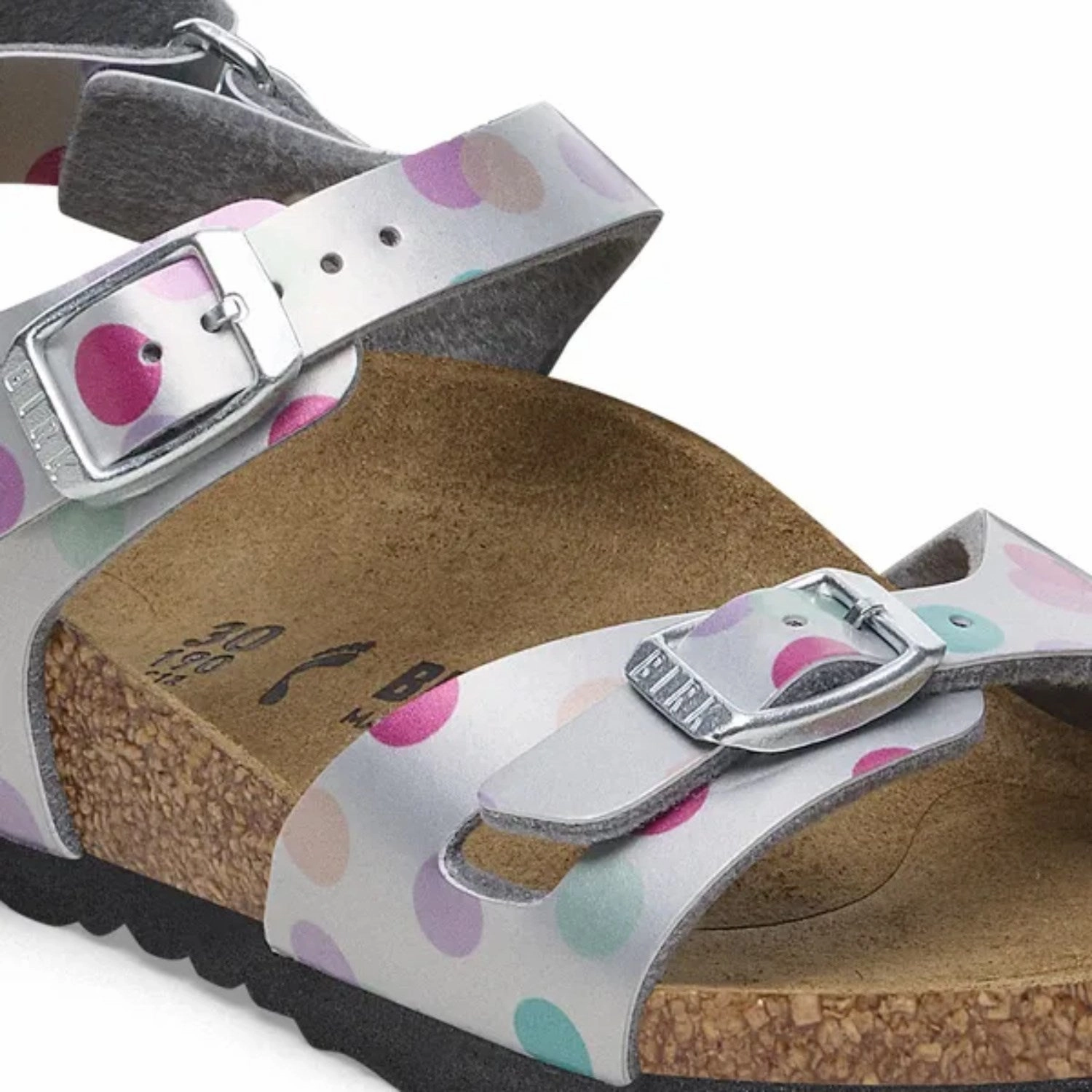 City-Fit Birkenstock Rio As Kids Bf Elec. Metallic Silverdots