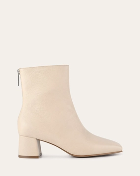 Smart Casual Nori Mid Ankle Boots Sand Leather