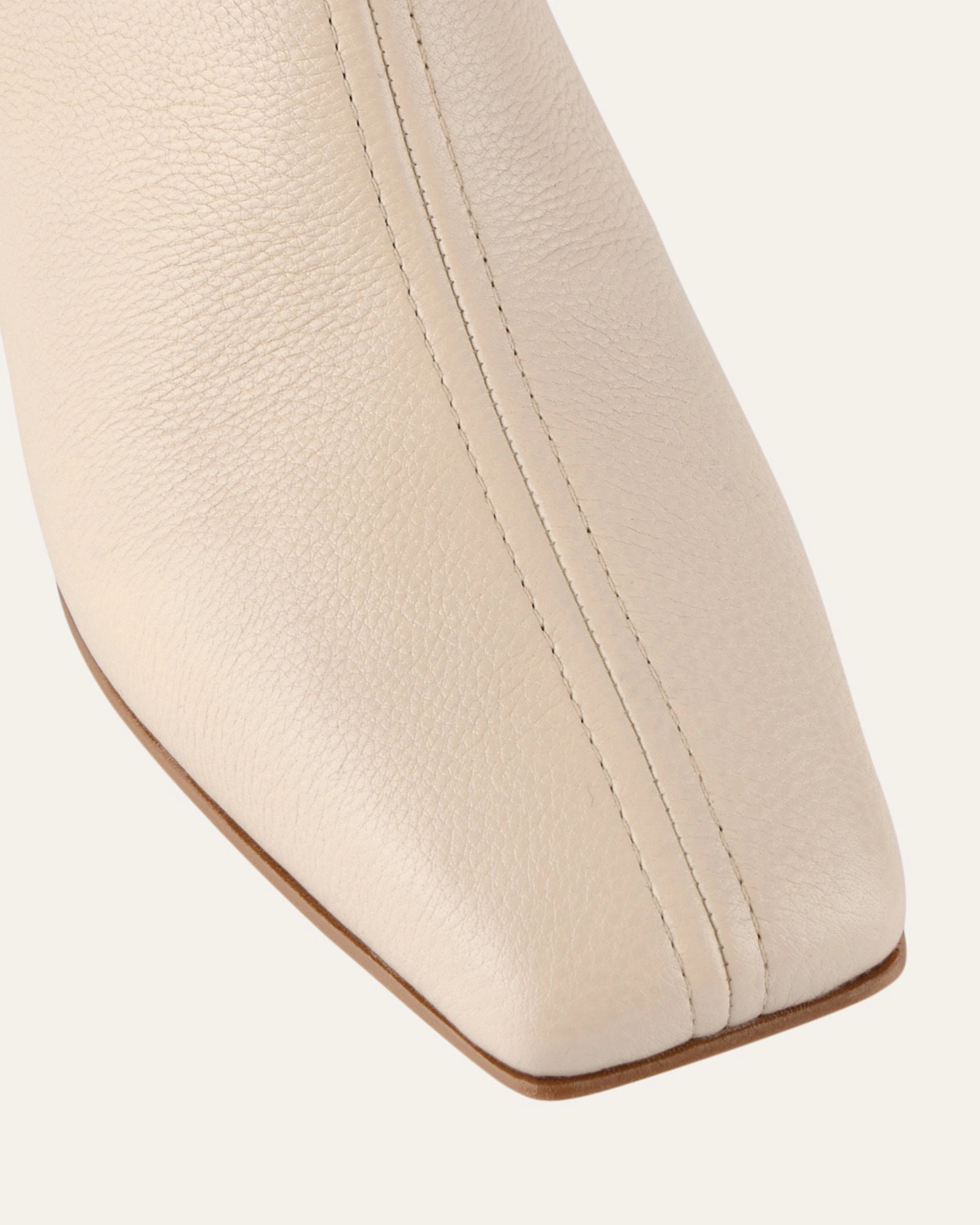 Streamlined Pieces Nori Mid Ankle Boots Sand Leather