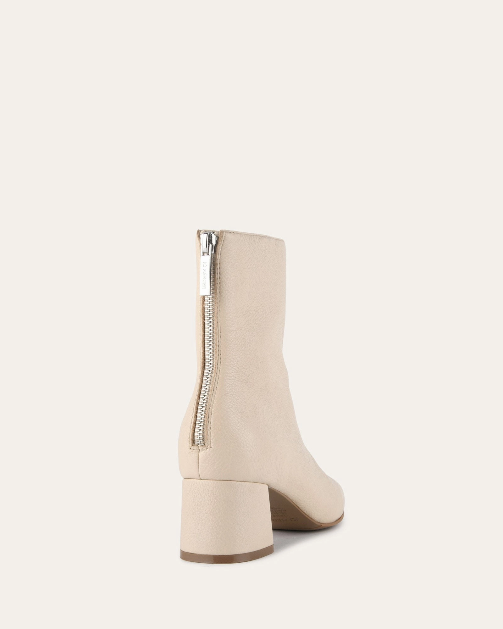 Nori Mid Ankle Boots Sand Leather Elevated Basics Built For Feel