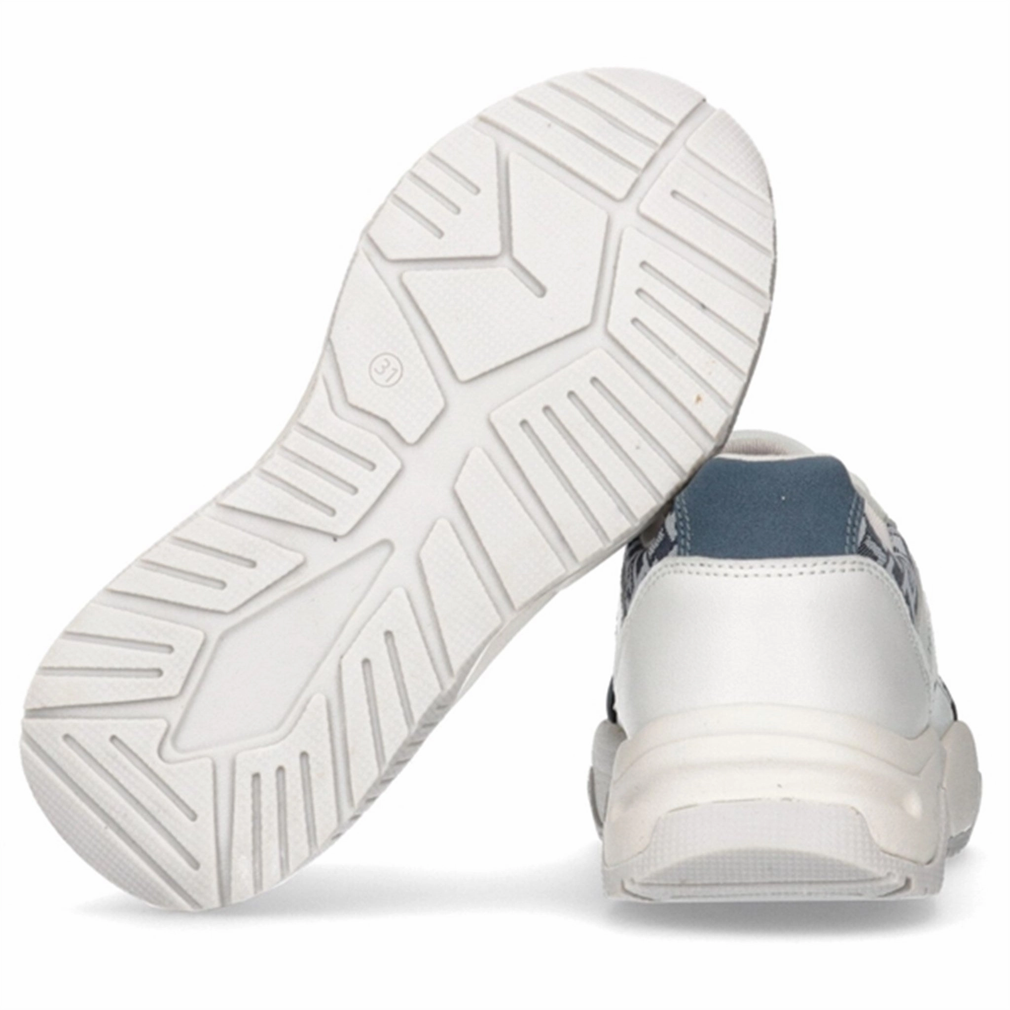 Quiet Performance Forward Pulse Tommy Hilfiger Low Cut Lace-Up Sneakers White/Denim