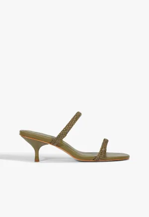 Refined Looks Taliah Woven Mid Sandal