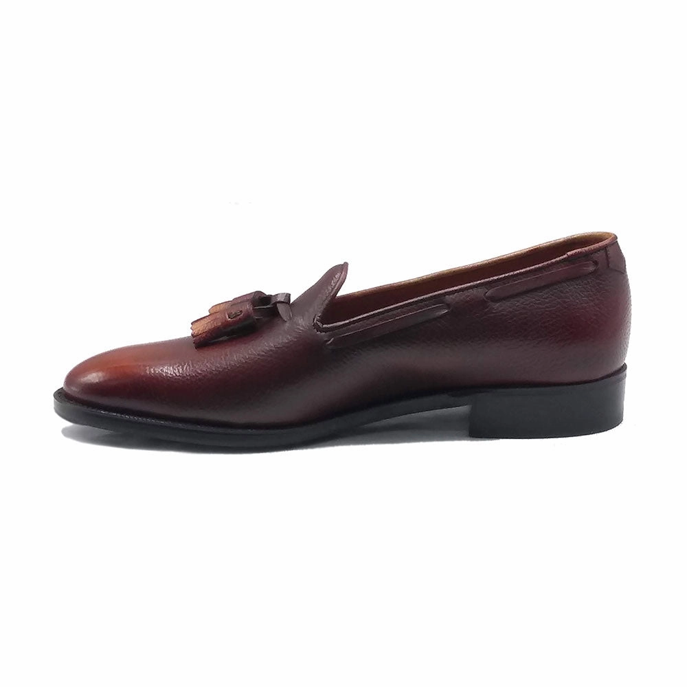 Tassel Loafer Mto - Mahogany Patina Essentials In Motion Lifestyle Architecture