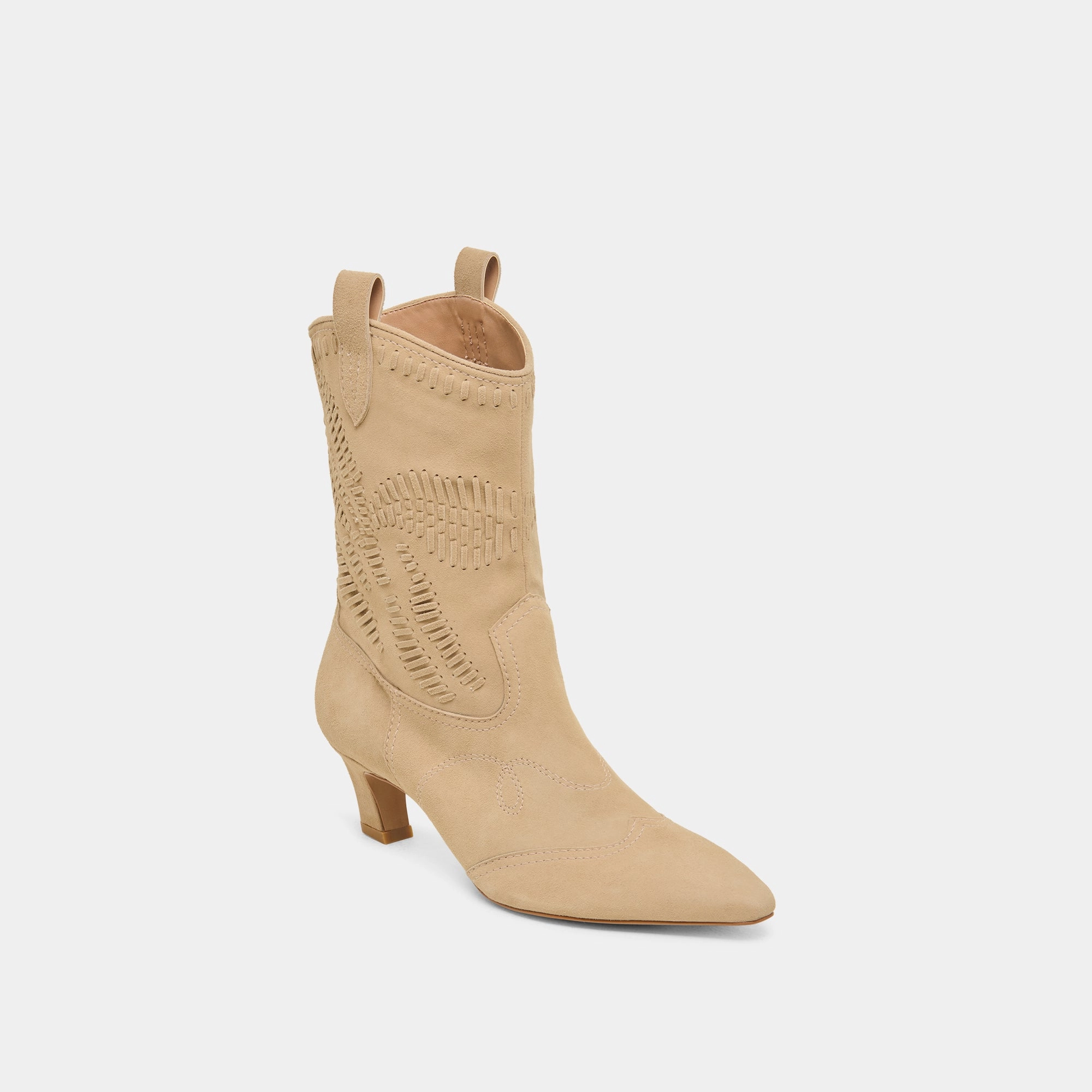 Confident Layers Refined Balance Tavla Boots Camel Suede