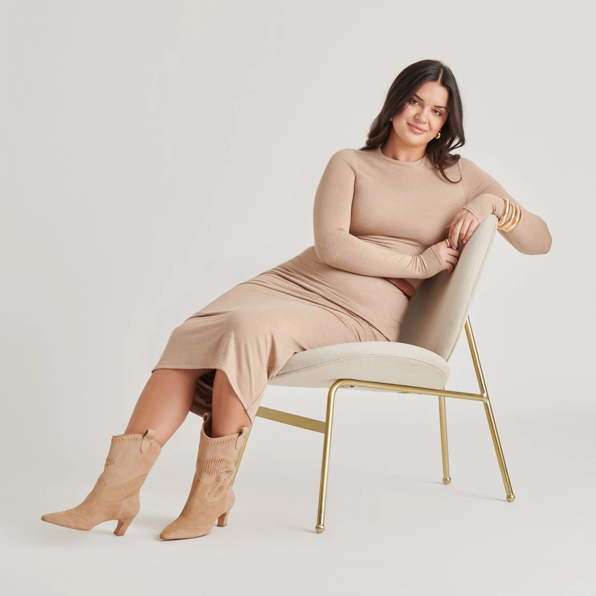 Tavla Boots Camel Suede City Uniform