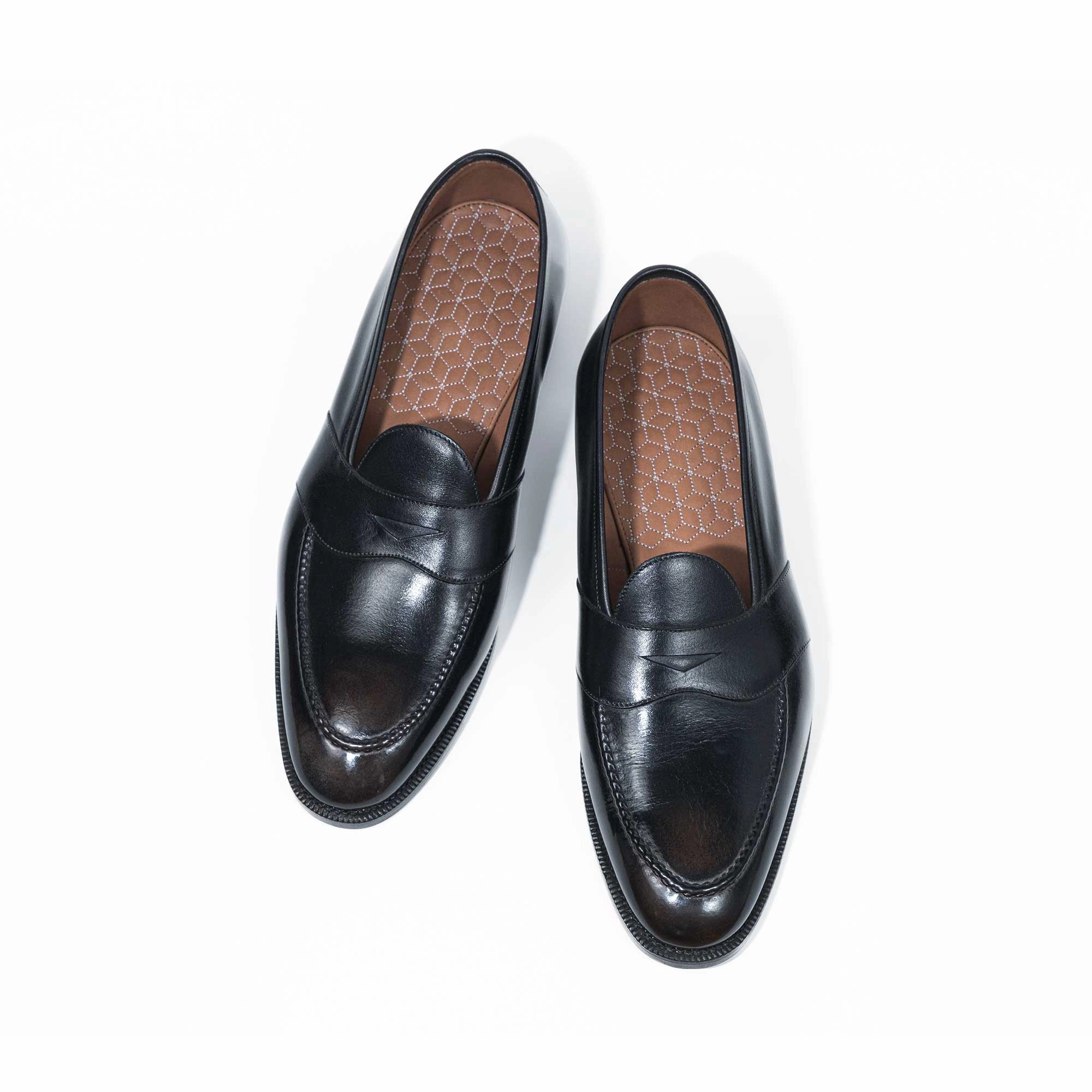 Piet Penny Loafer - Ebony Handmade Patina Essential Uniform