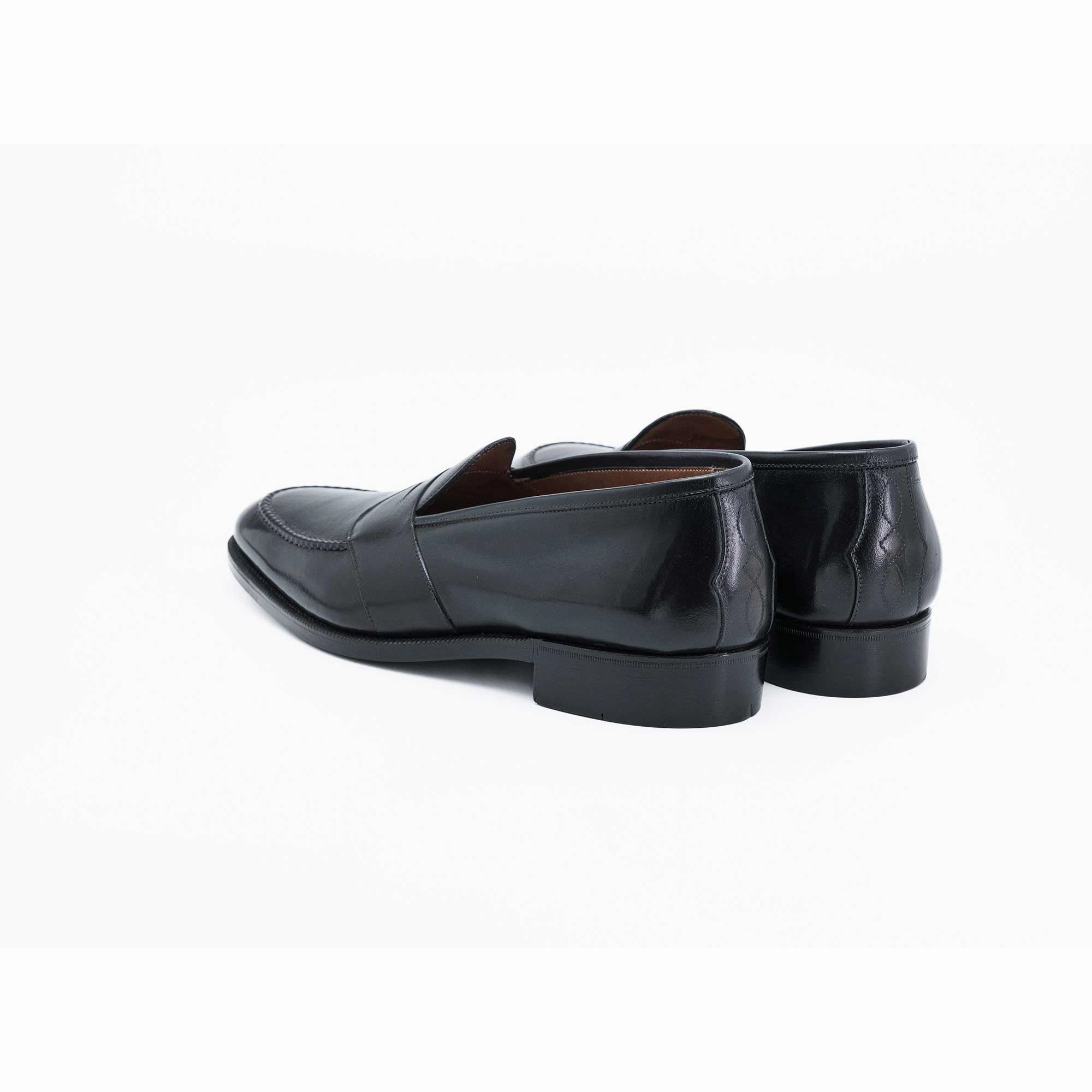 Piet Penny Loafer - Ebony Handmade Patina Tailored Ease Less Is Bold
