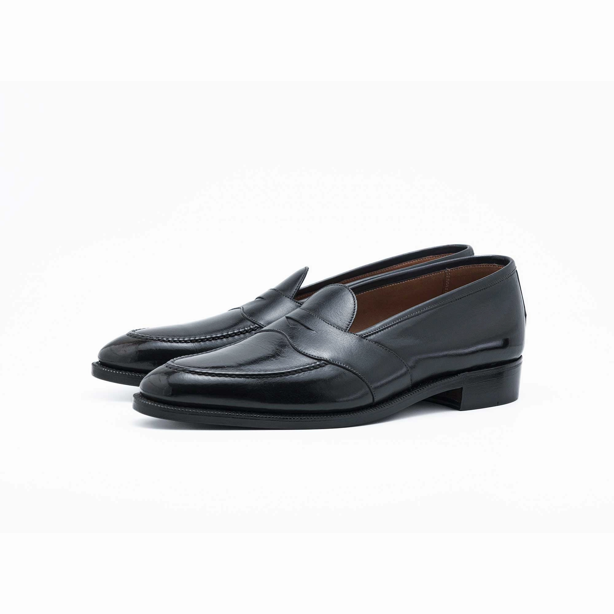 Piet Penny Loafer - Ebony Handmade Patina Rhythm-Based Wear