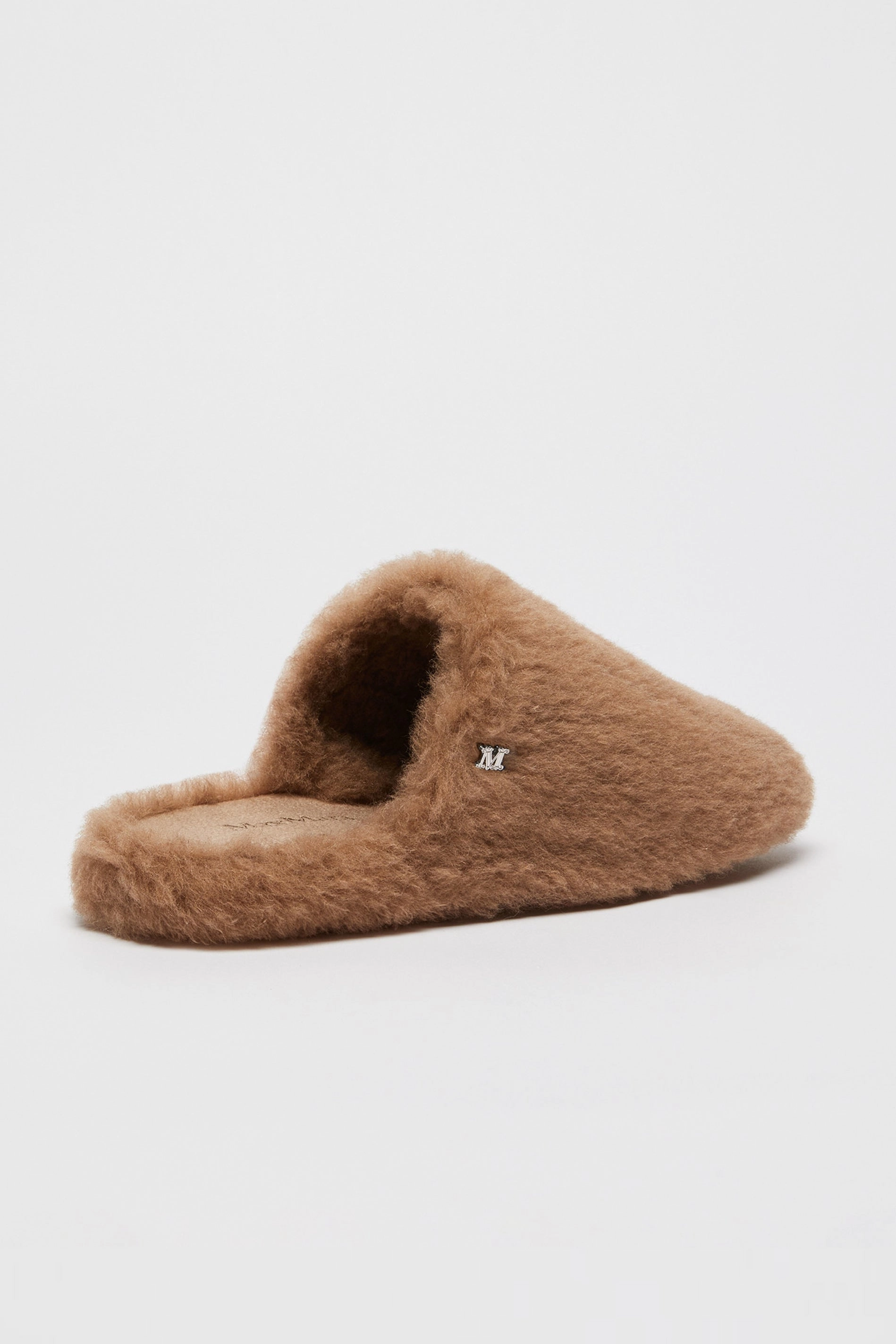Movement-Inspired Season-Neutral Teddy Slipper Slide In Camel