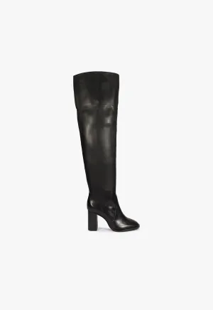 Terrance Over The Knee Block Boot Designed To Flex