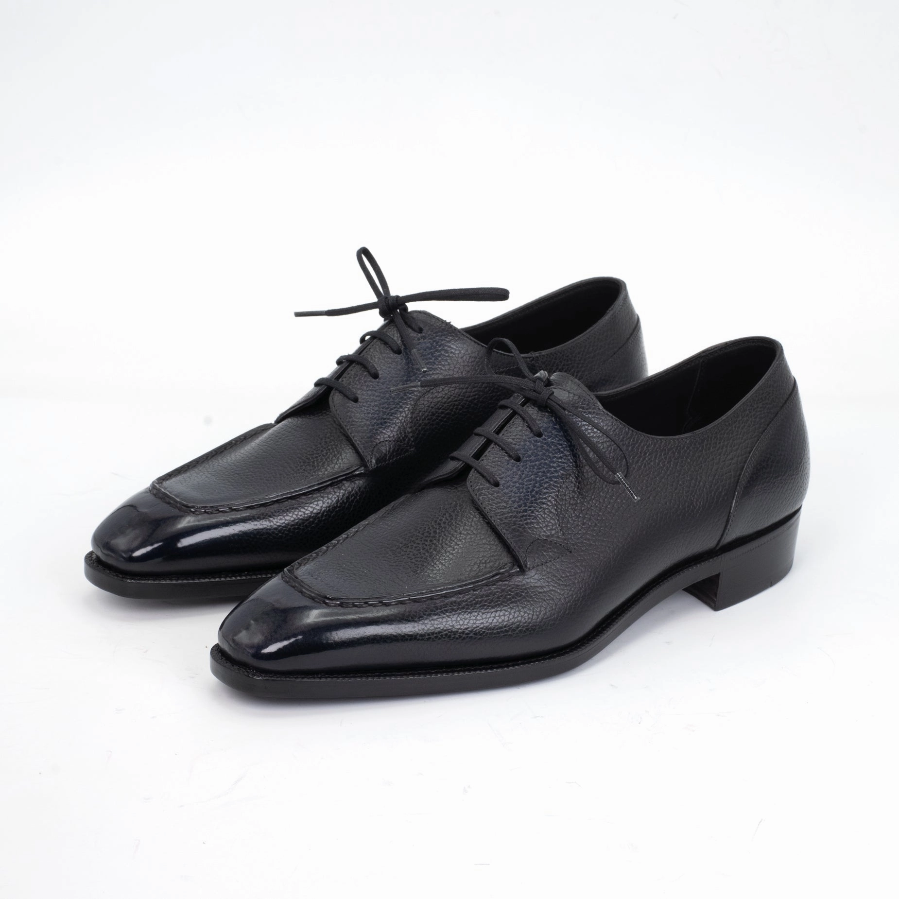 Flexible Form Tete Moc Toe Derby Mto - Midnight Blue