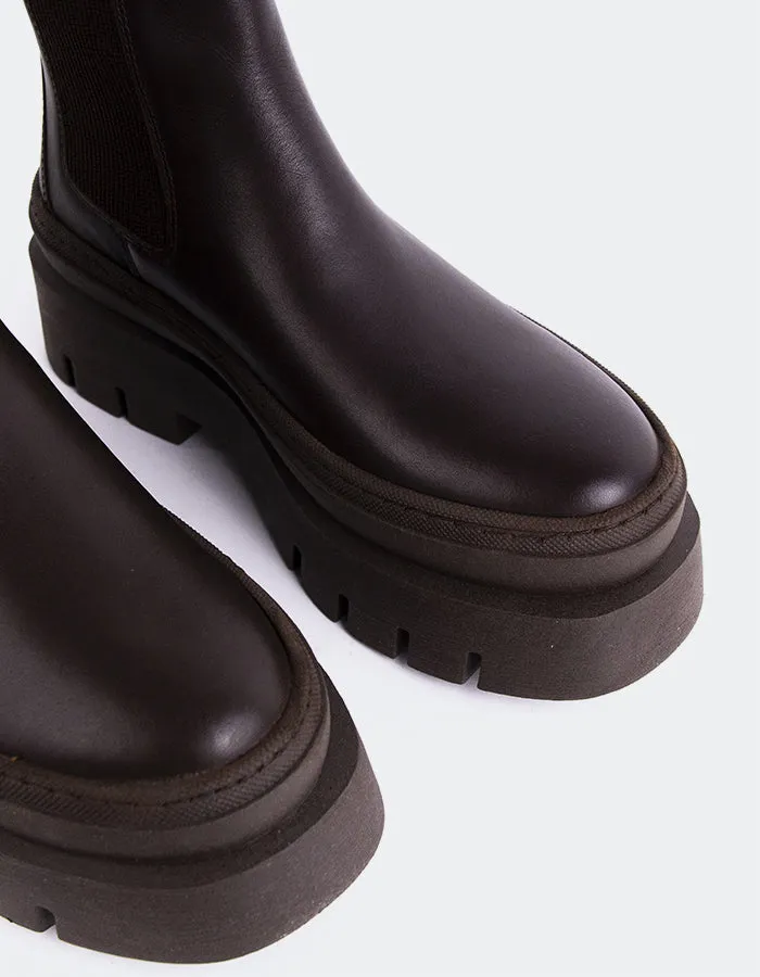 Future-Light Modular Design Delya Brown Leather