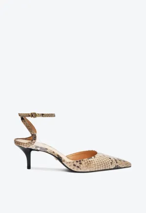 Skye Mid Snake Pump Pure Look