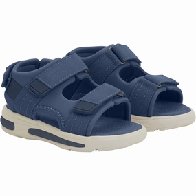 Flowline Fashion Breathe And Move En Fant Vintage Indigo Sandals Velcro W. Light