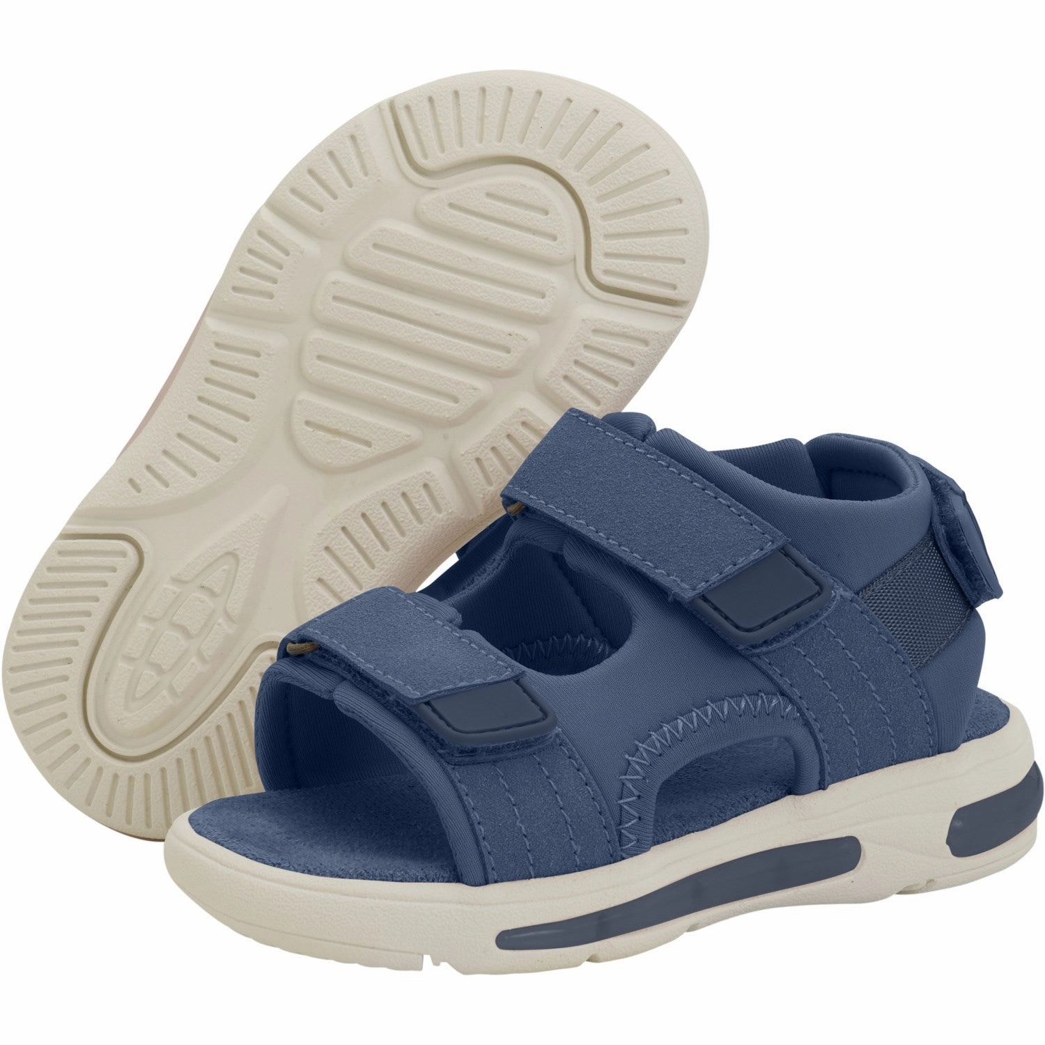 En Fant Vintage Indigo Sandals Velcro W. Light Ease-Forward Fit Easy Motion