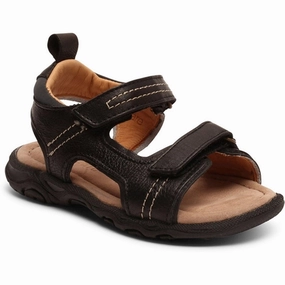 Bisgaard Adam Sandal Black Flexible Everyday Day-To-Day Fit