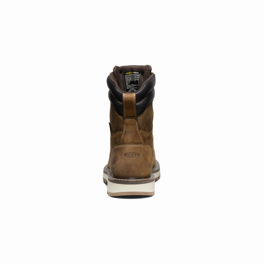 Clean Forms Smart Casual Core Men'S Cincinnati 8" Waterproof 90 Heel Boot (Carbon Toe)  |  Belgian/Sandshell