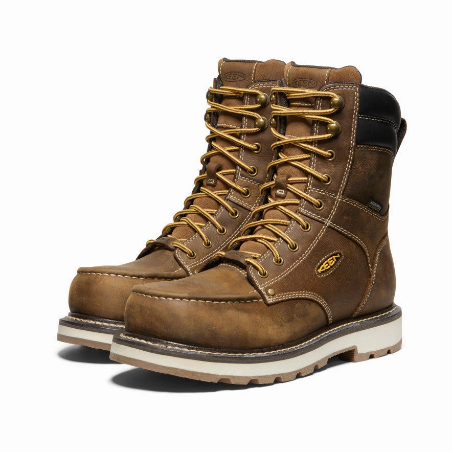 Optimized Rhythm Modern Identity Men'S Cincinnati 8" Waterproof 90 Heel Boot (Carbon Toe)  |  Belgian/Sandshell