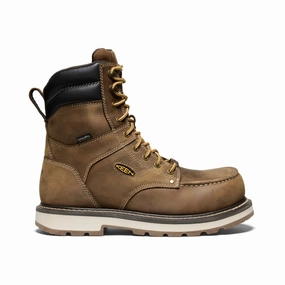 Men'S Cincinnati 8" Waterproof 90 Heel Boot (Carbon Toe)  |  Belgian/Sandshell Iconic Minimalism