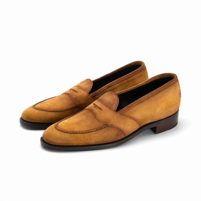 Everyday Uniform Piet Penny Loafer Mto - Amber Handmade Patina
