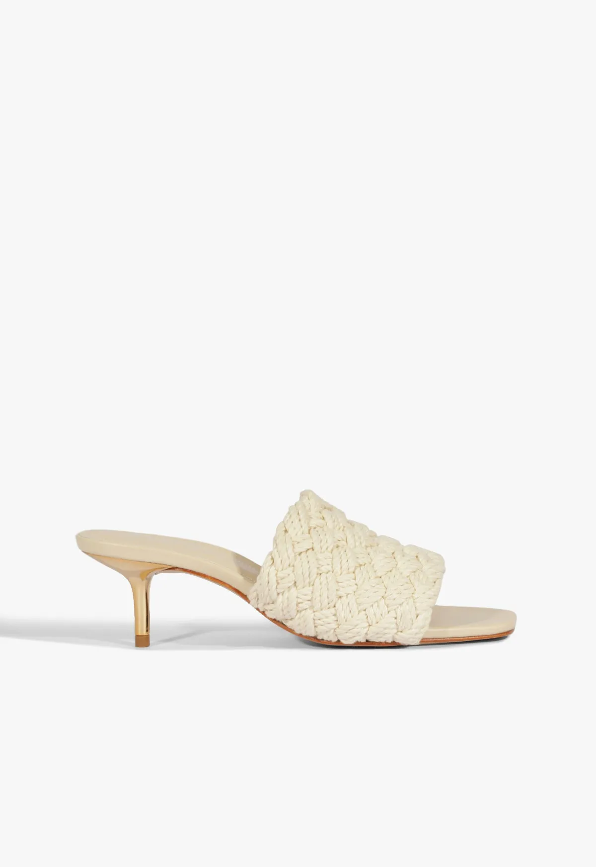 Clean-Styled Tiana Mid Raffia Sandal
