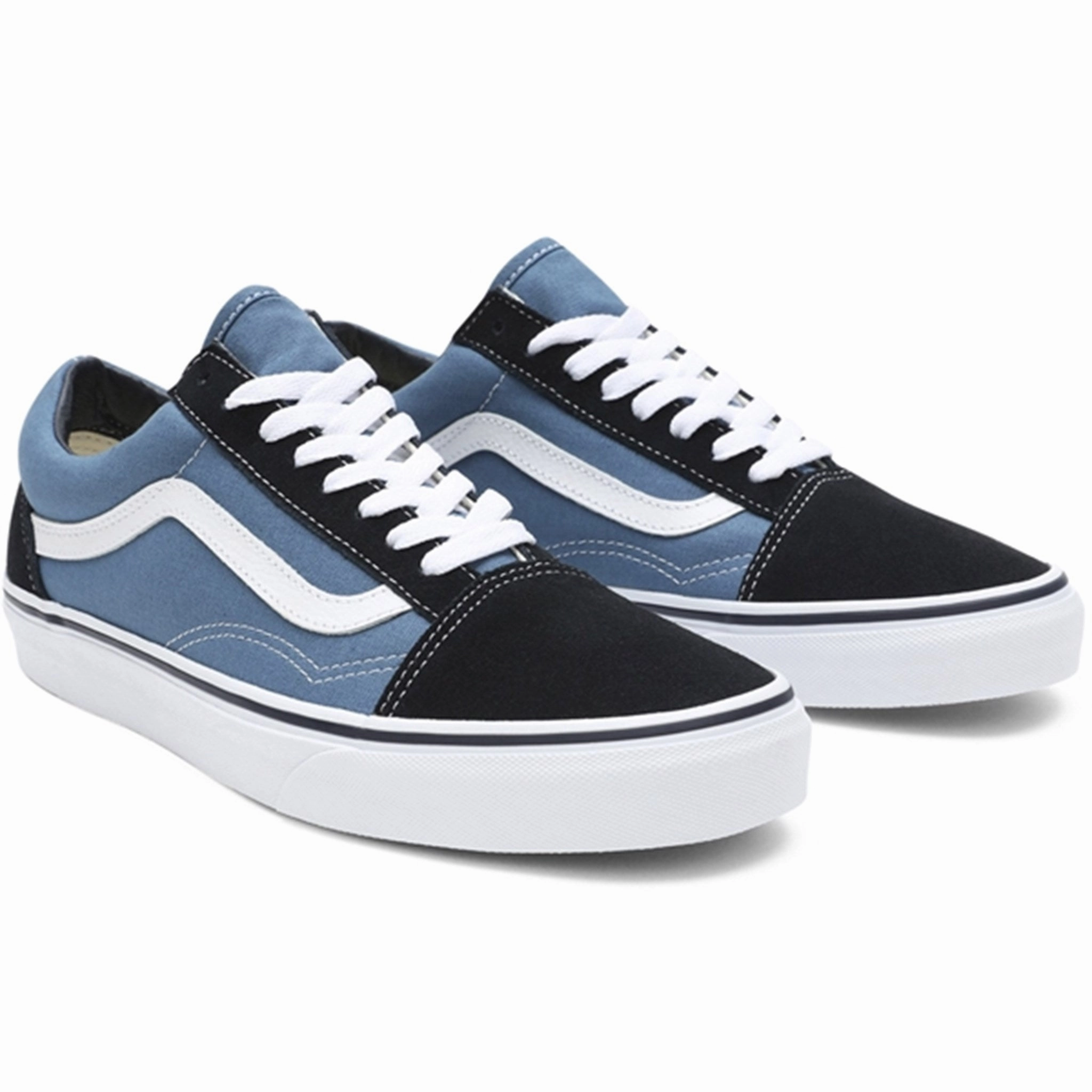 Vans Old Skool Black/True White Shoes Refined To Go