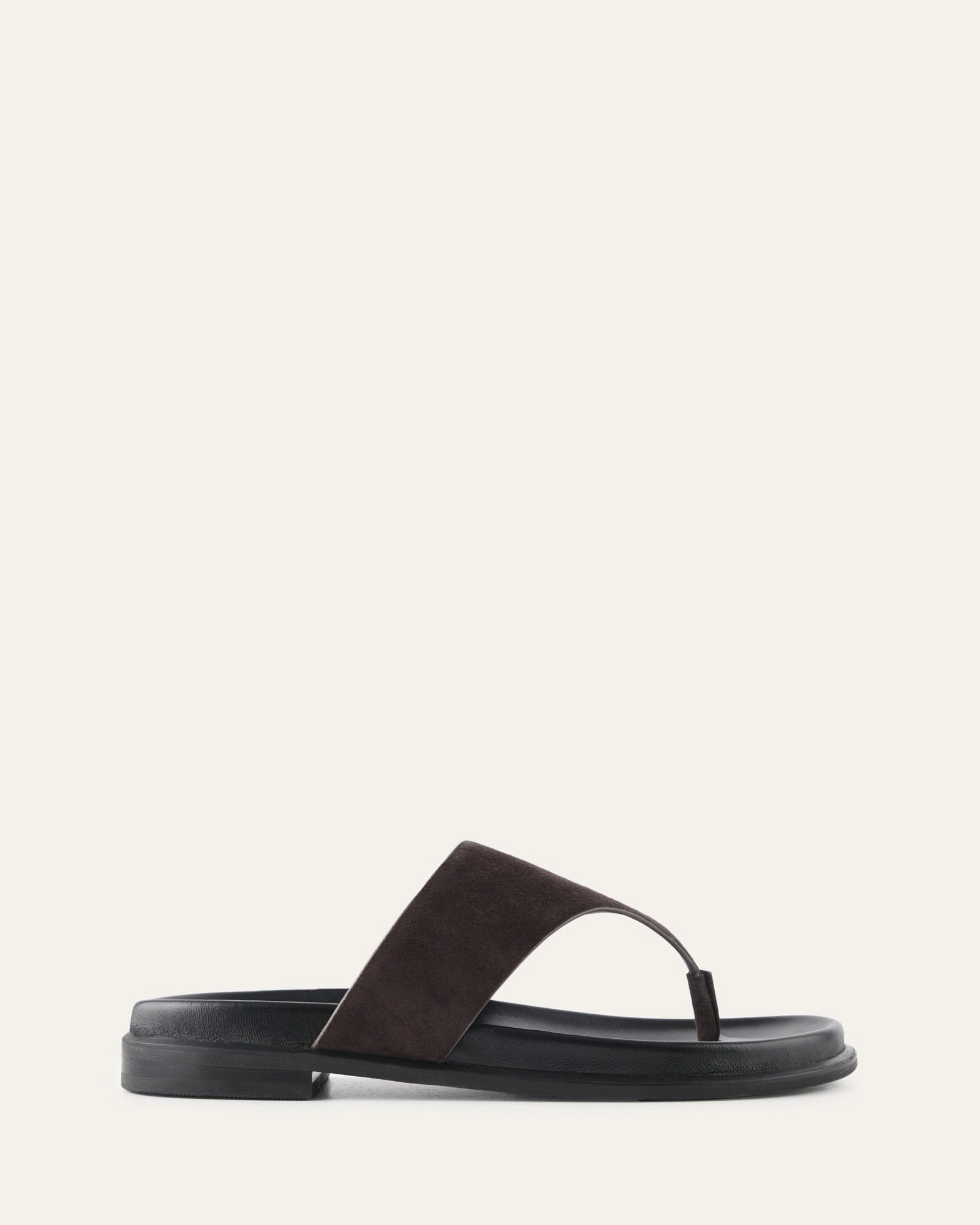 City Ready Coolly Crafted Toby Flat Sandals Bitter Choc Suede