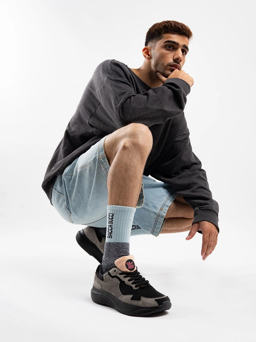 Tom - Stealth Moves | Tom & Jerry X Bacca Bucci MenS Sneakers Activewear Redefined