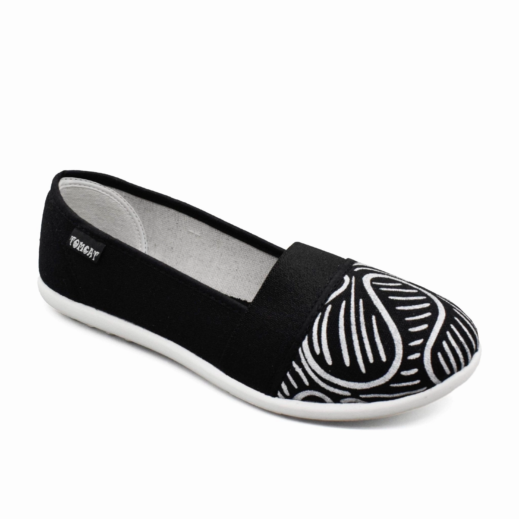 Everyday Motionwear Tomcat Ivy Twist Canvas Shoes - Black