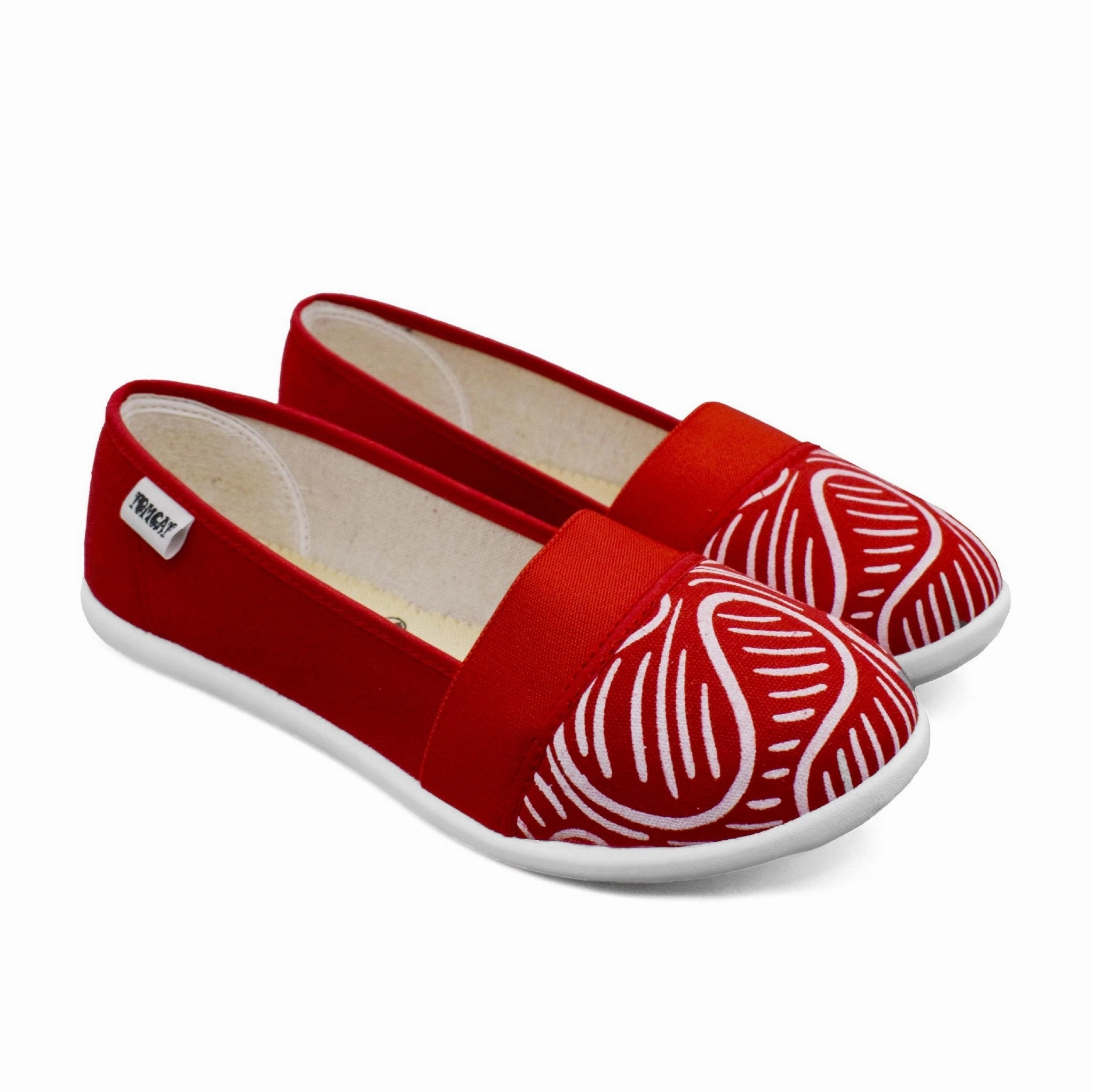 Tomcat Ivy Twist Canvas Shoes - Red Movement Readywear Life In Layers