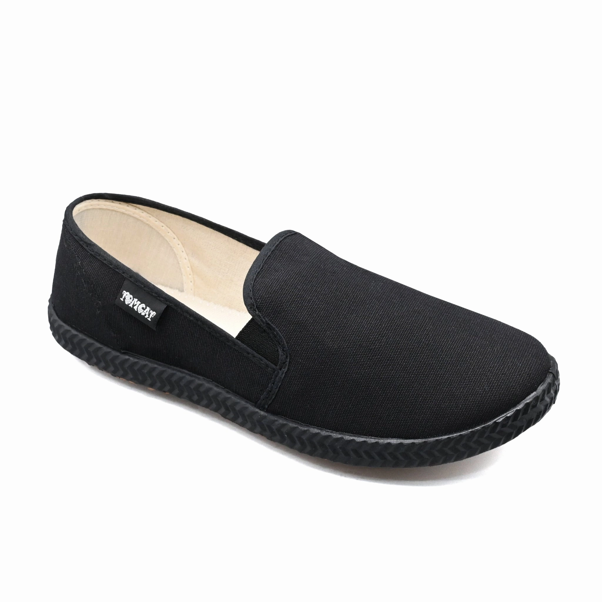 Tomcat Slip On Canvas Shoes - Black (37-42) Movement-Inspired