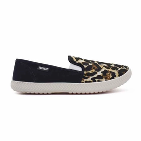 Inspired By Rhythm Movement Readywear Tomcat Slip-On Canvas Shoes - Leopard
